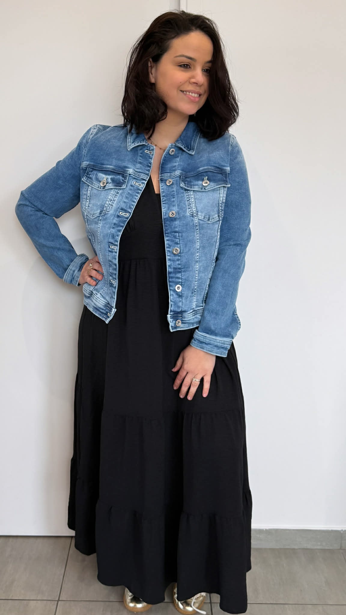 ROBE LONGUE INÈS NOIRE