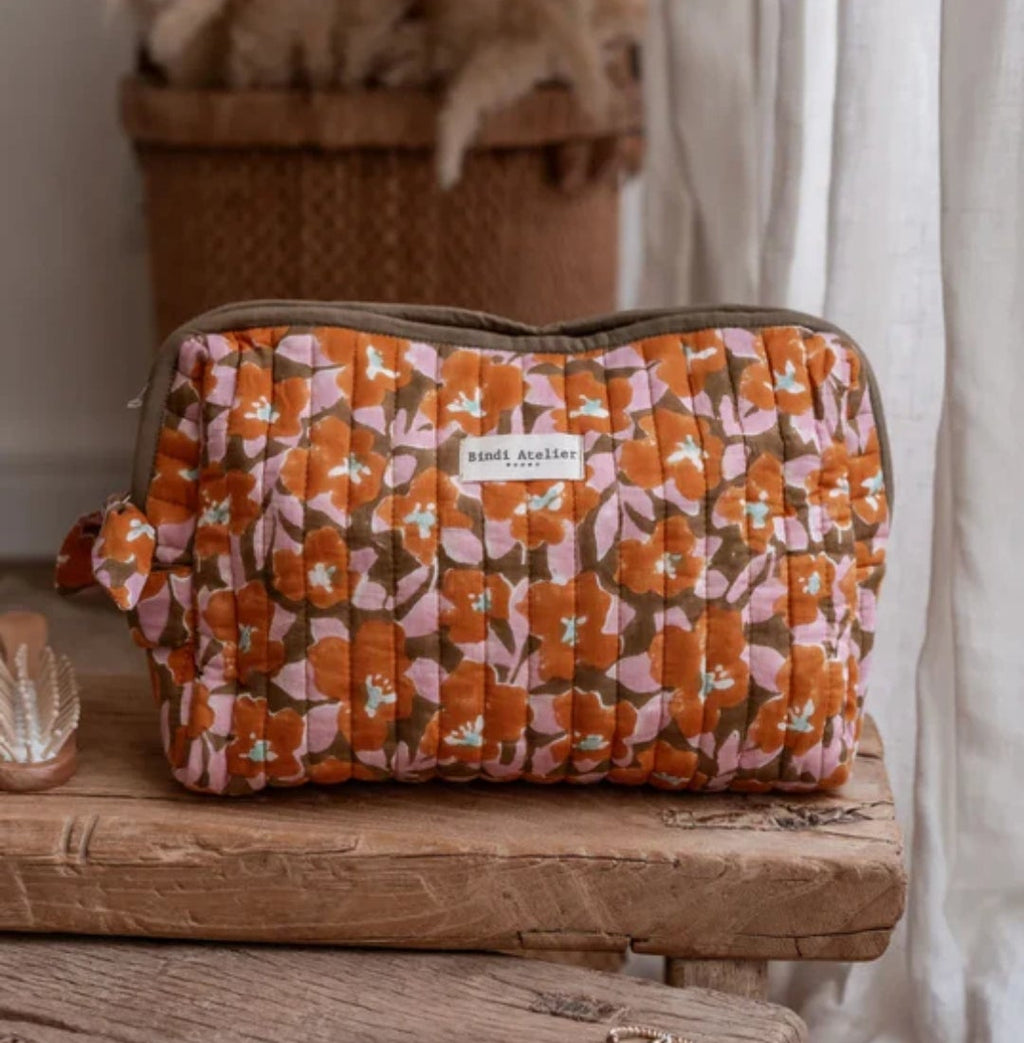 TROUSSE DE TOILETTE POSY CANNELLE