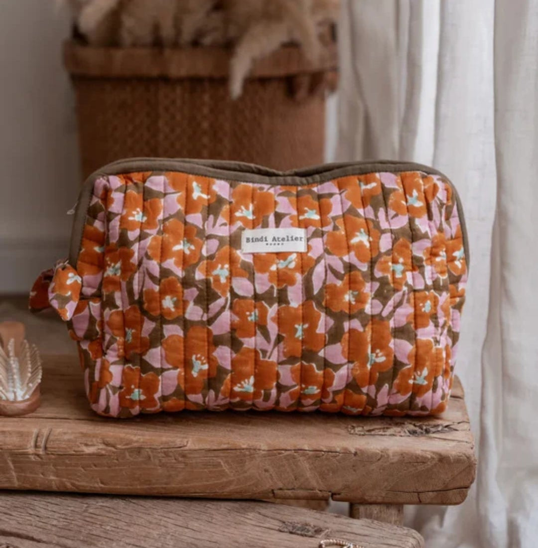 TROUSSE DE TOILETTE POSY CANNELLE