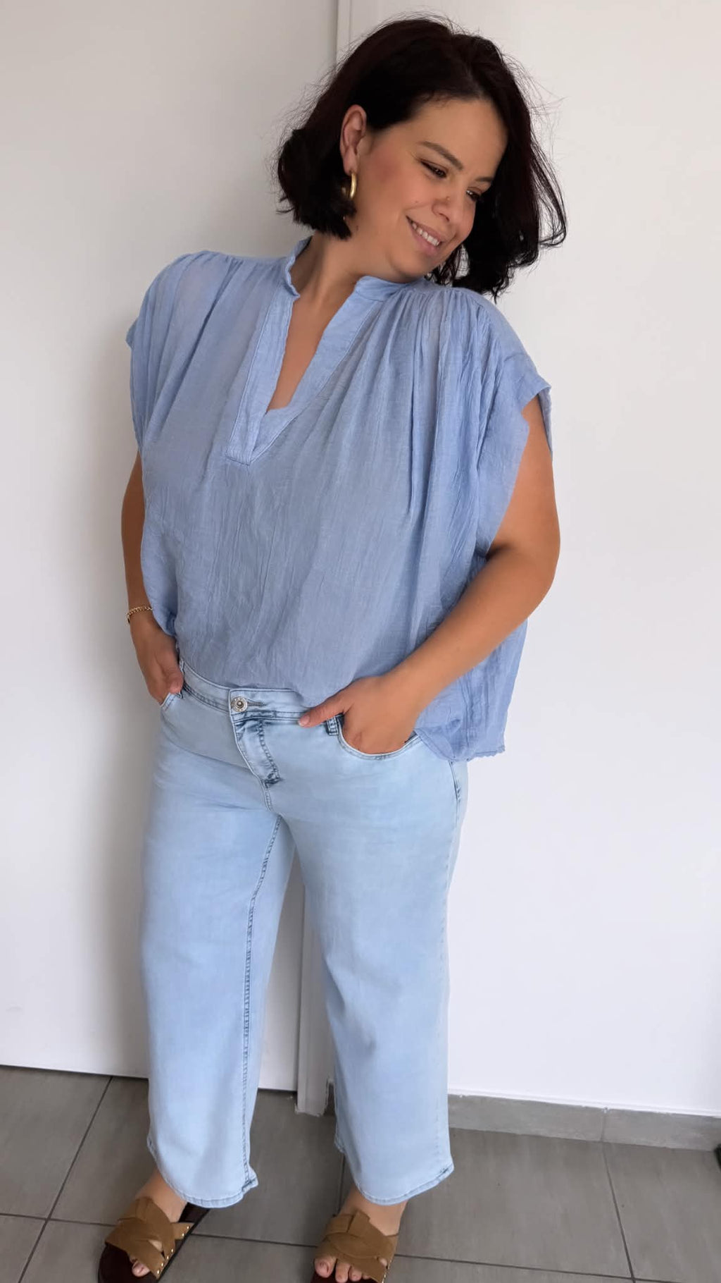 BLOUSE LOHAN BLEU