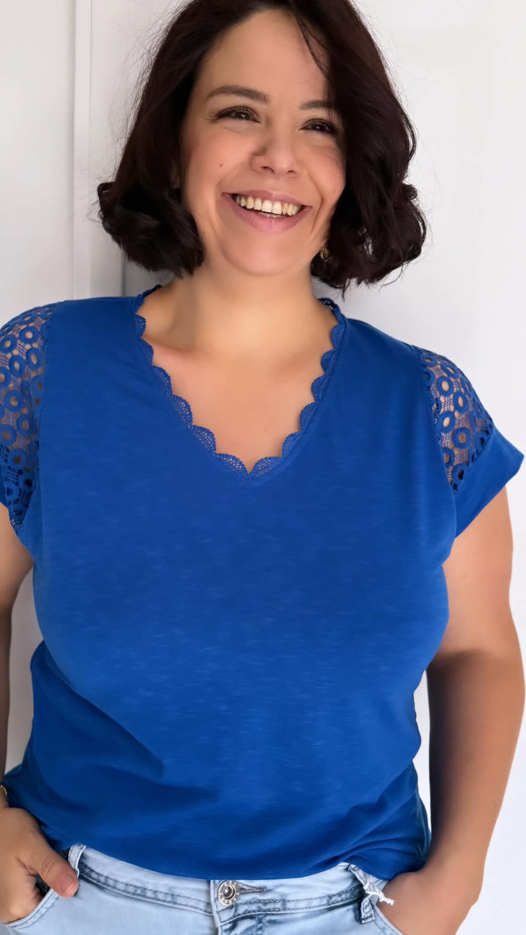 T-SHIRT ZELYA BLEU