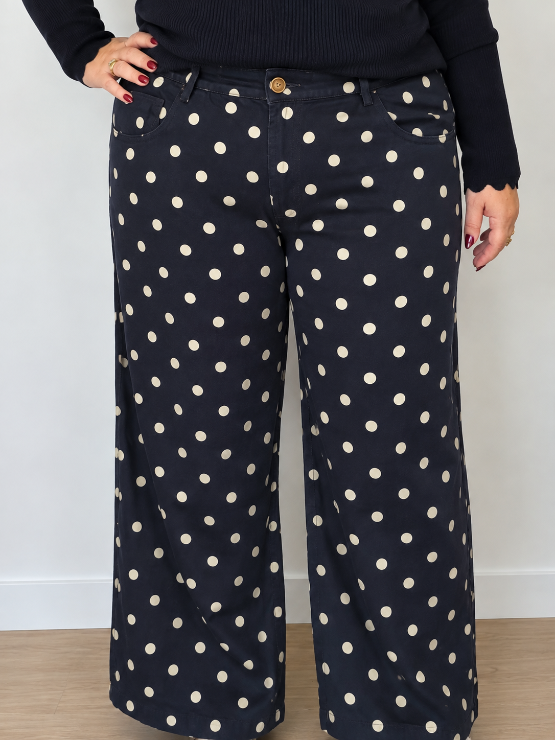 PANTALON POPIE MARINE