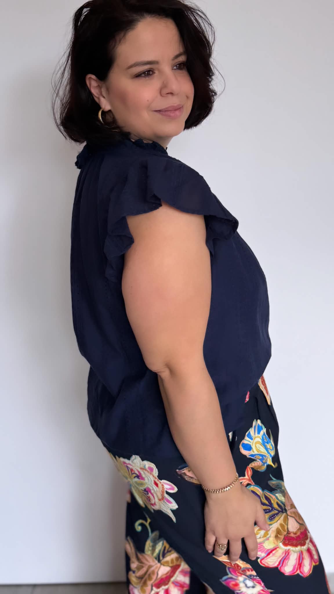 BLOUSE ELIE MARINE
