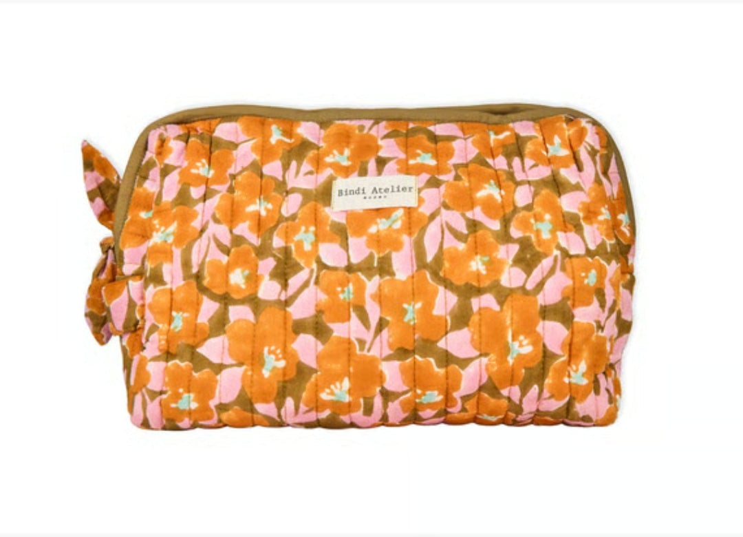 TROUSSE DE TOILETTE POSY CANNELLE